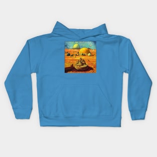 Starry Night in Mos Eisley Tatooine Kids Hoodie